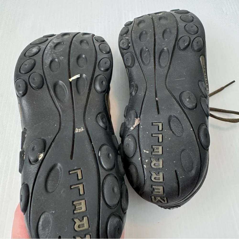 Merrell Jungle Climb Green/tan Shoes - Picture 6 of 8